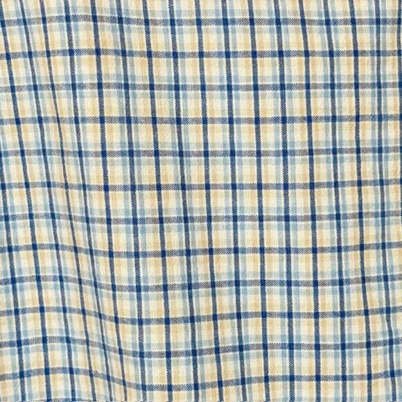 Eddie Bauer Top Womens L Sleeveless Button Up Blue Plaid Lightweight Outdoor - Picture 4 of 7